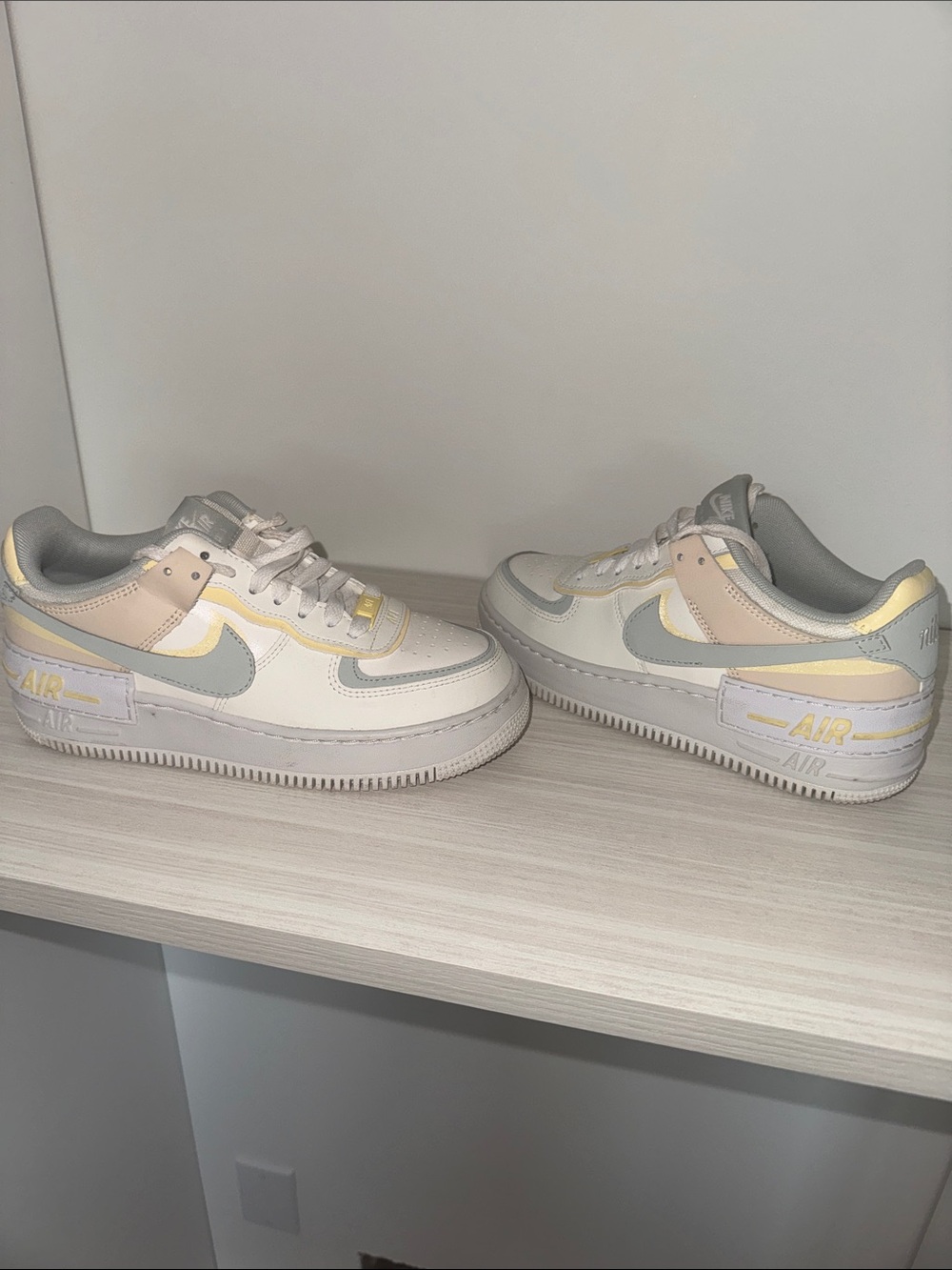 Nike Women’s Air Force 1 Shadow 'Pearl White Citron Tint' Size 6.5